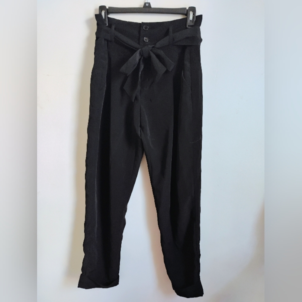 grass | Black High-waist Pants | 3 | EUC